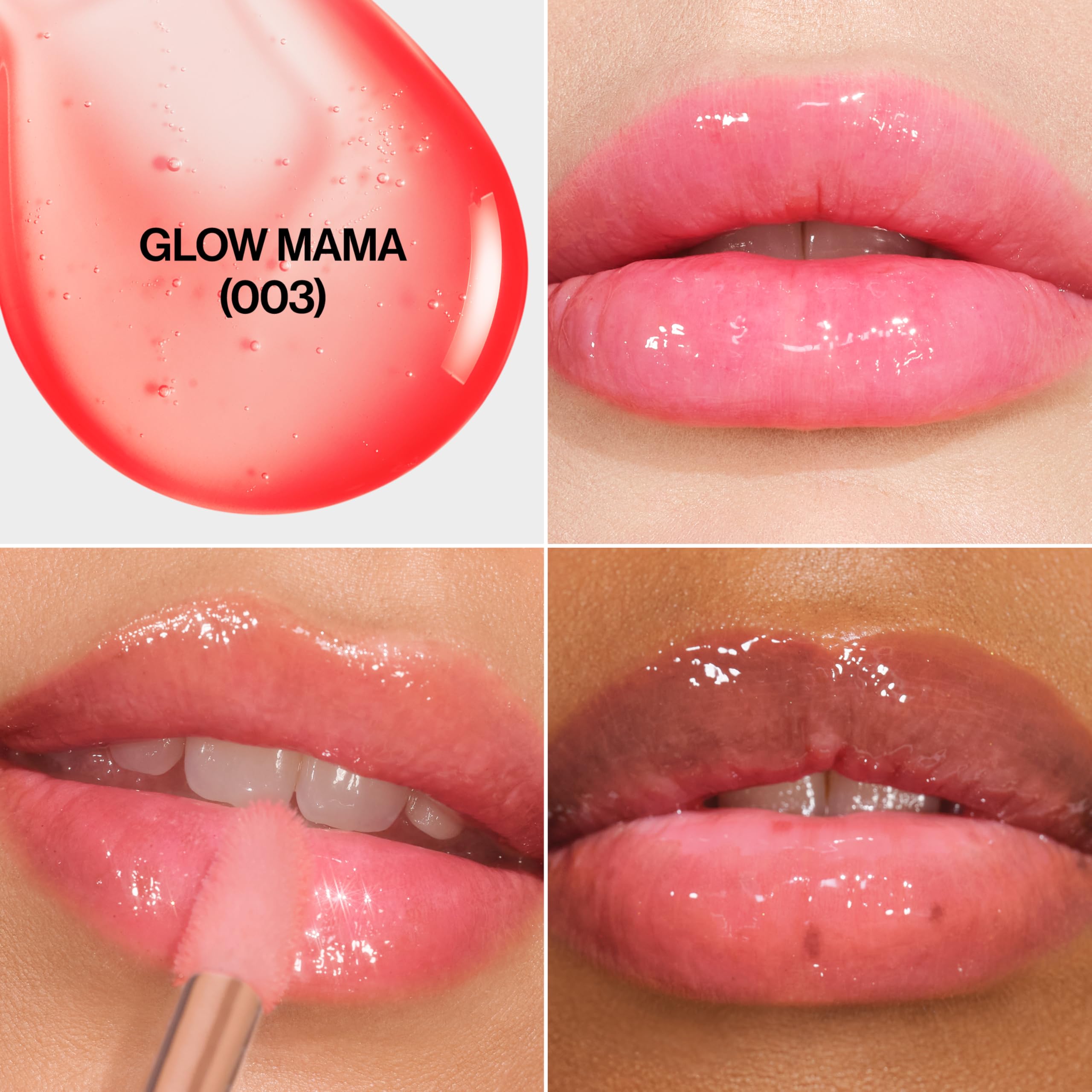 REVLON close-up applicator demonstrating plush wand for even application