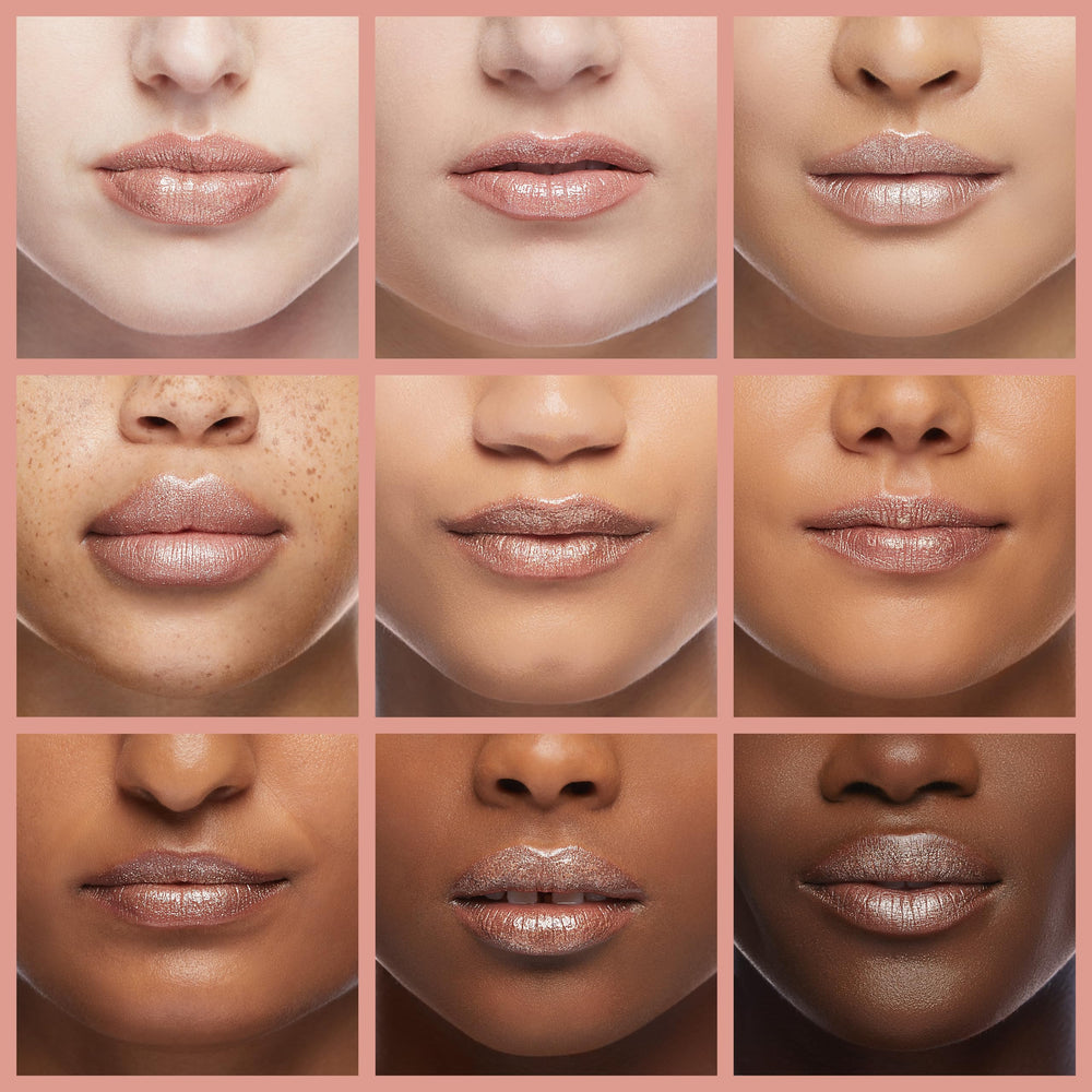 Revlon worn on lips in lifestyle scene for natural glossy enhancement