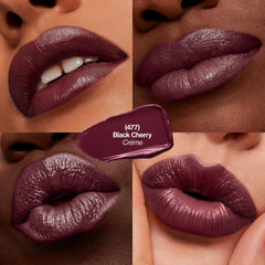REVLON lipstick applied on lips in use showing smooth finish and hydrated look