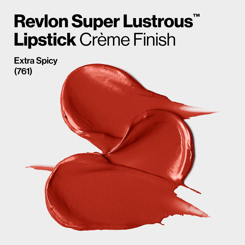 Revlon on model wearing Extra Spicy illustrating wearable effect