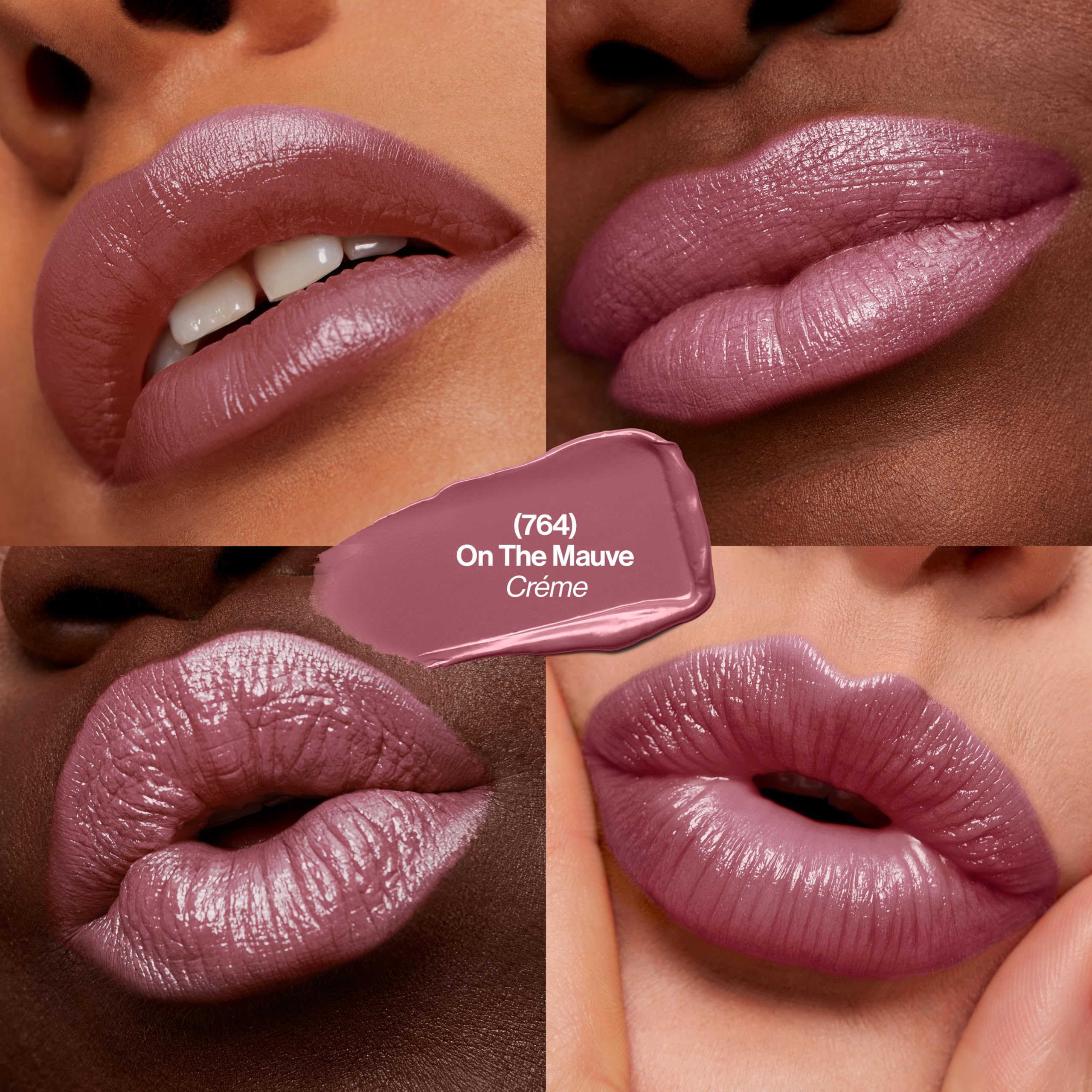 Revlon Super Lustrous open bullet revealing creamy tip, easy application benefit