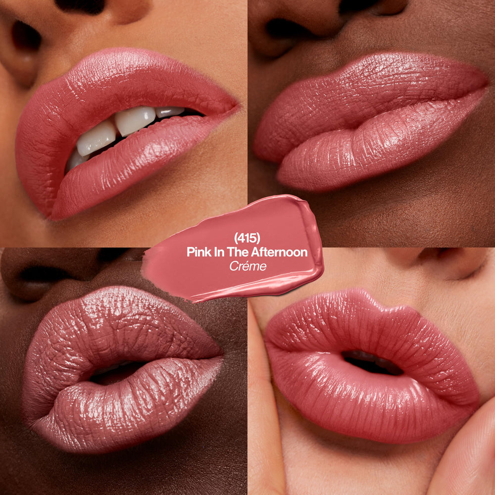 Revlon open tube showing creamy lipstick bullet for easy application