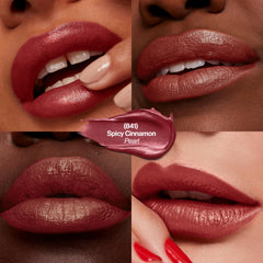 Revlon opened lipstick bullet revealing creamy twist shape for smooth application