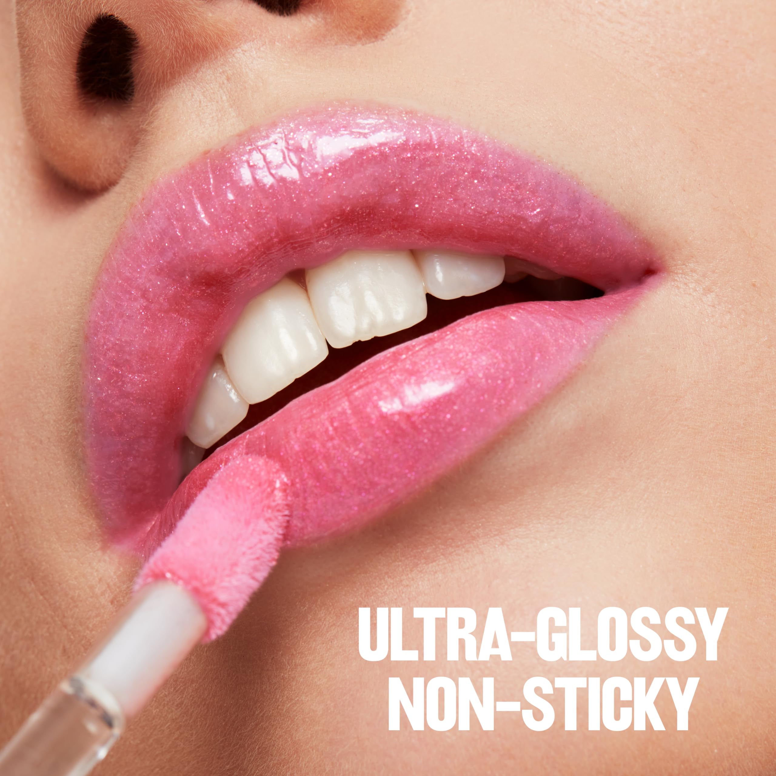 revlon gloss layered over lipstick to intensify shine and depth