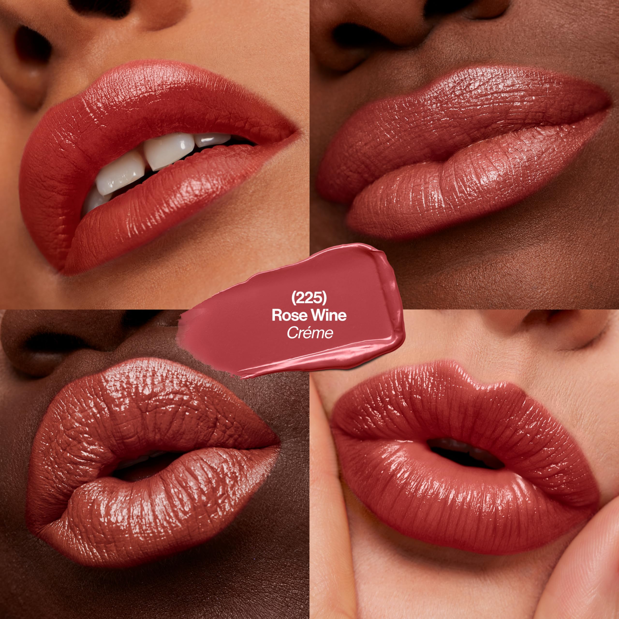 Revlon creamy lipstick texture close-up highlighting smooth, moisturizing finish