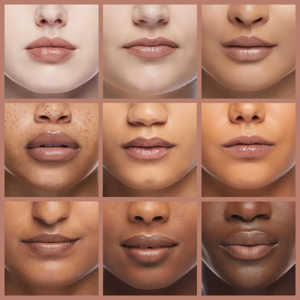 Close-up of Revlon lipstick texture demonstrating conditioning finish benefit
