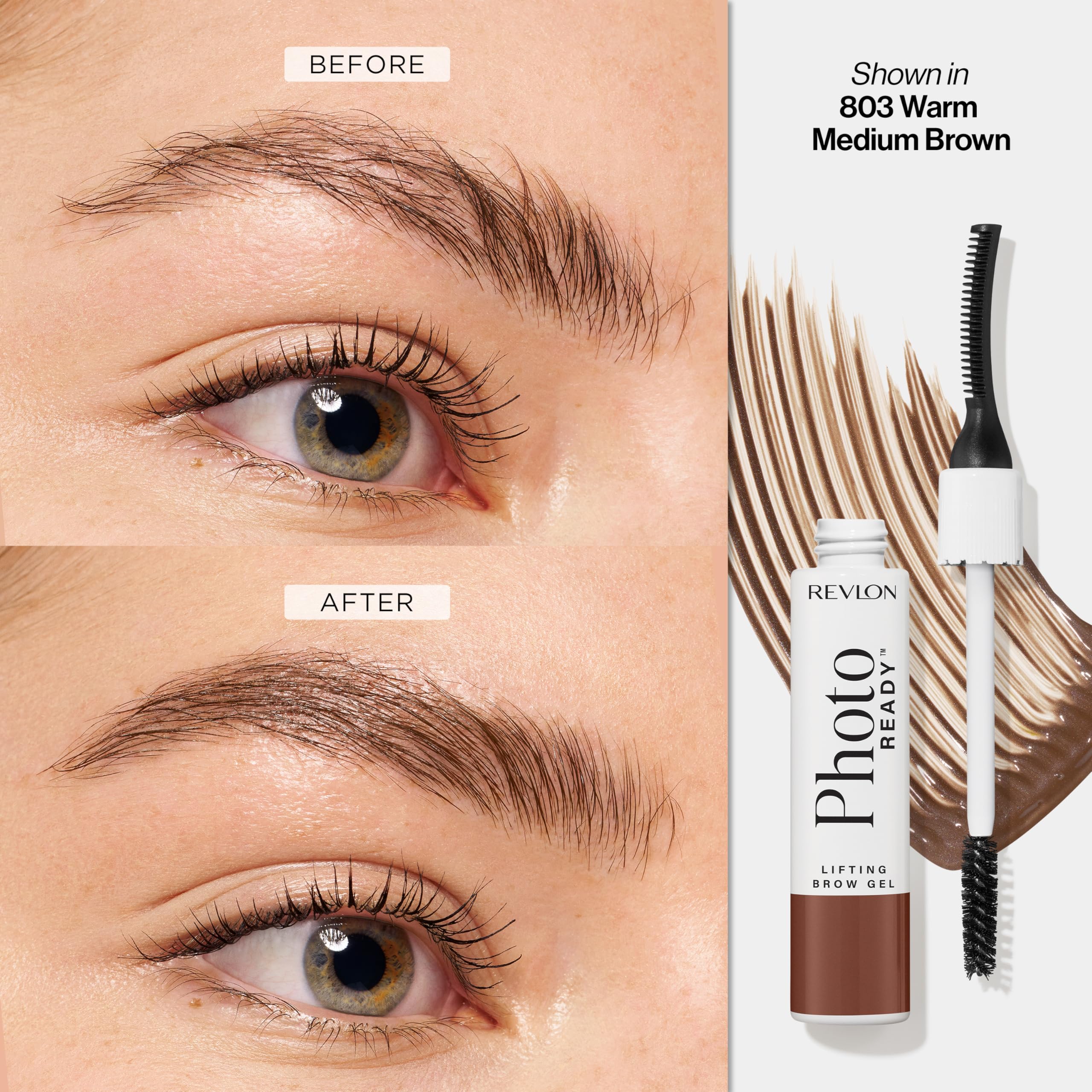 REVLON gel texture pooled to show smooth, non-flaky formula for wearable hold