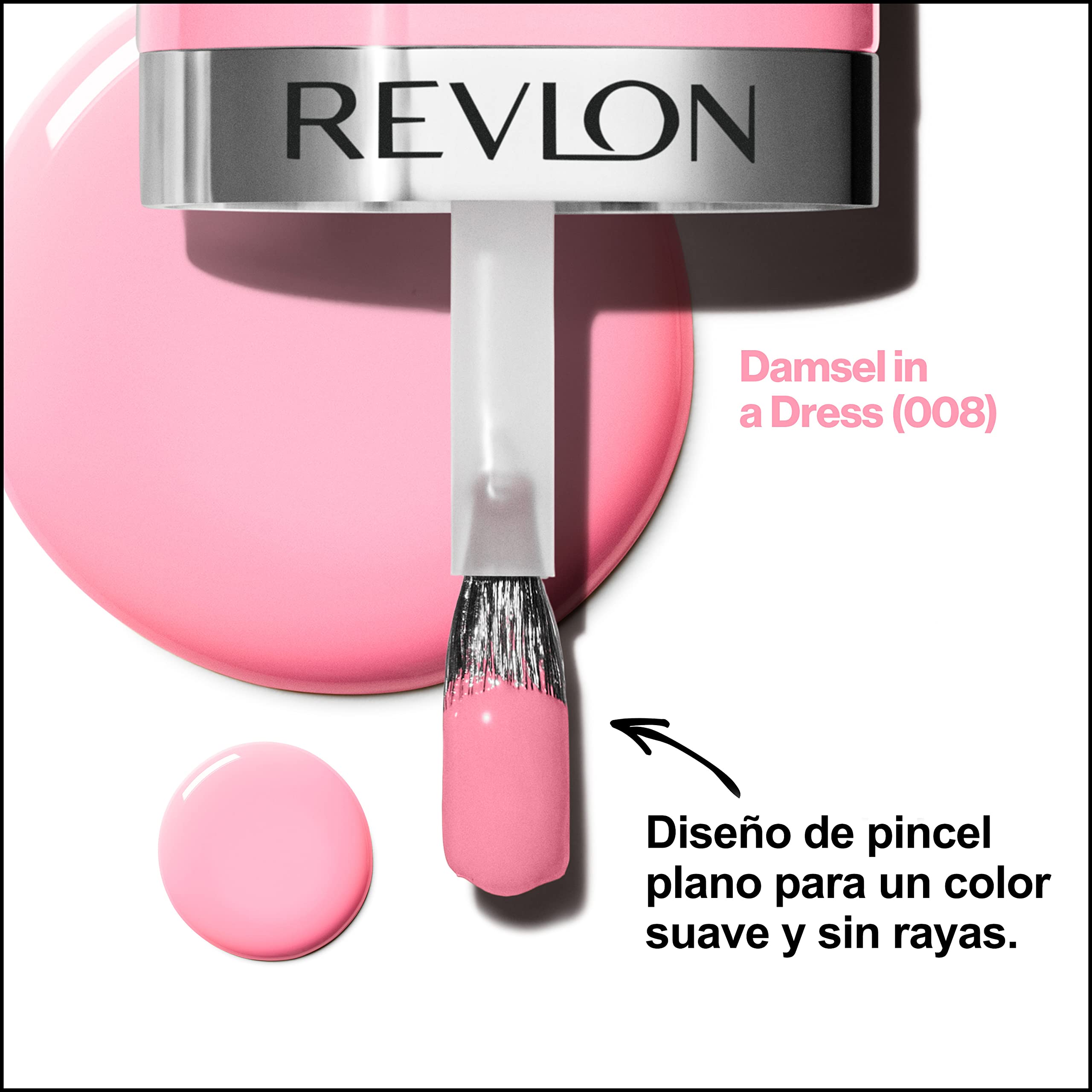 REVLON ergonomic cap close-up for comfortable home polish control