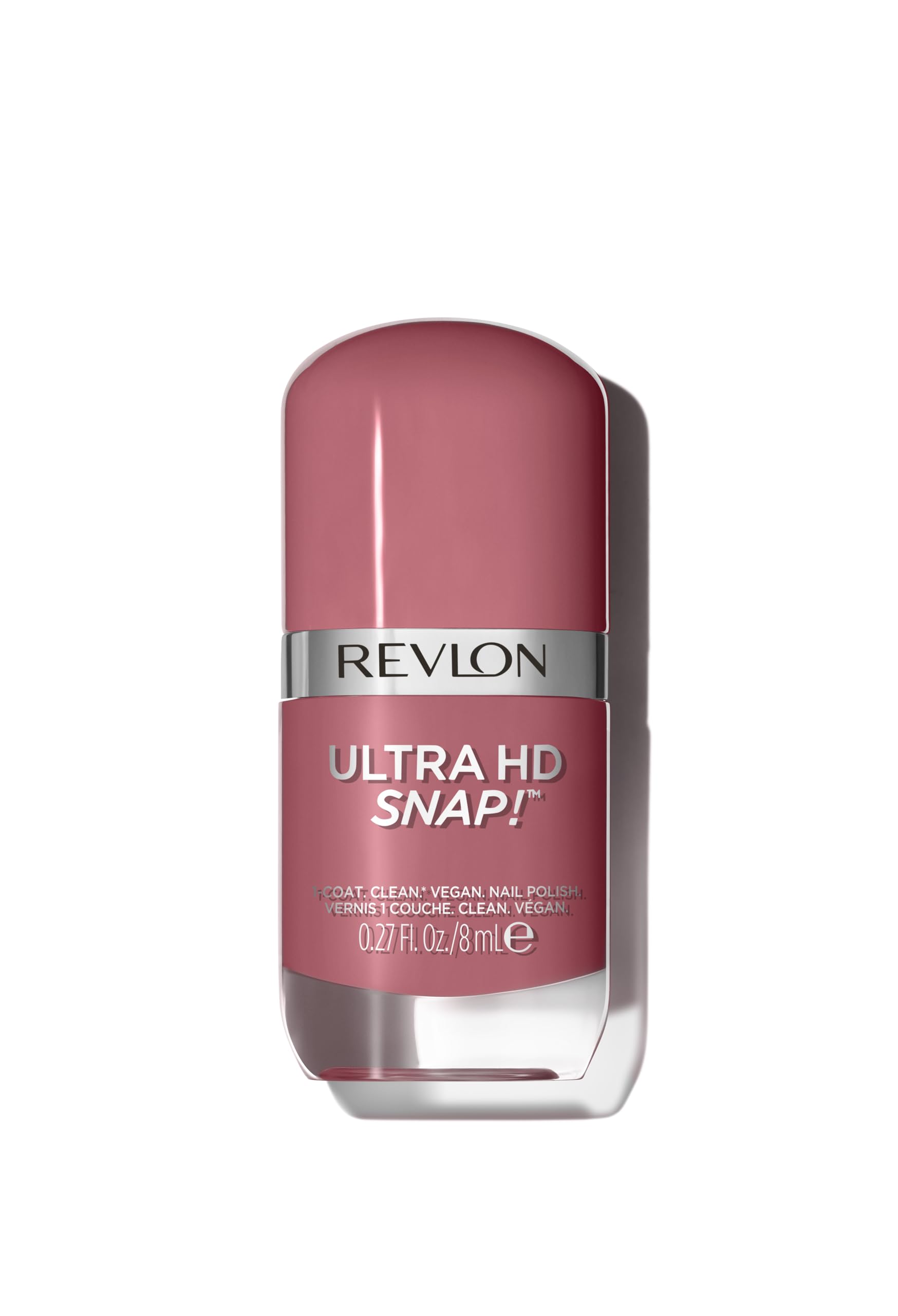REVLON bottle front packaging showing glossy Birthday Suit shade and benefit