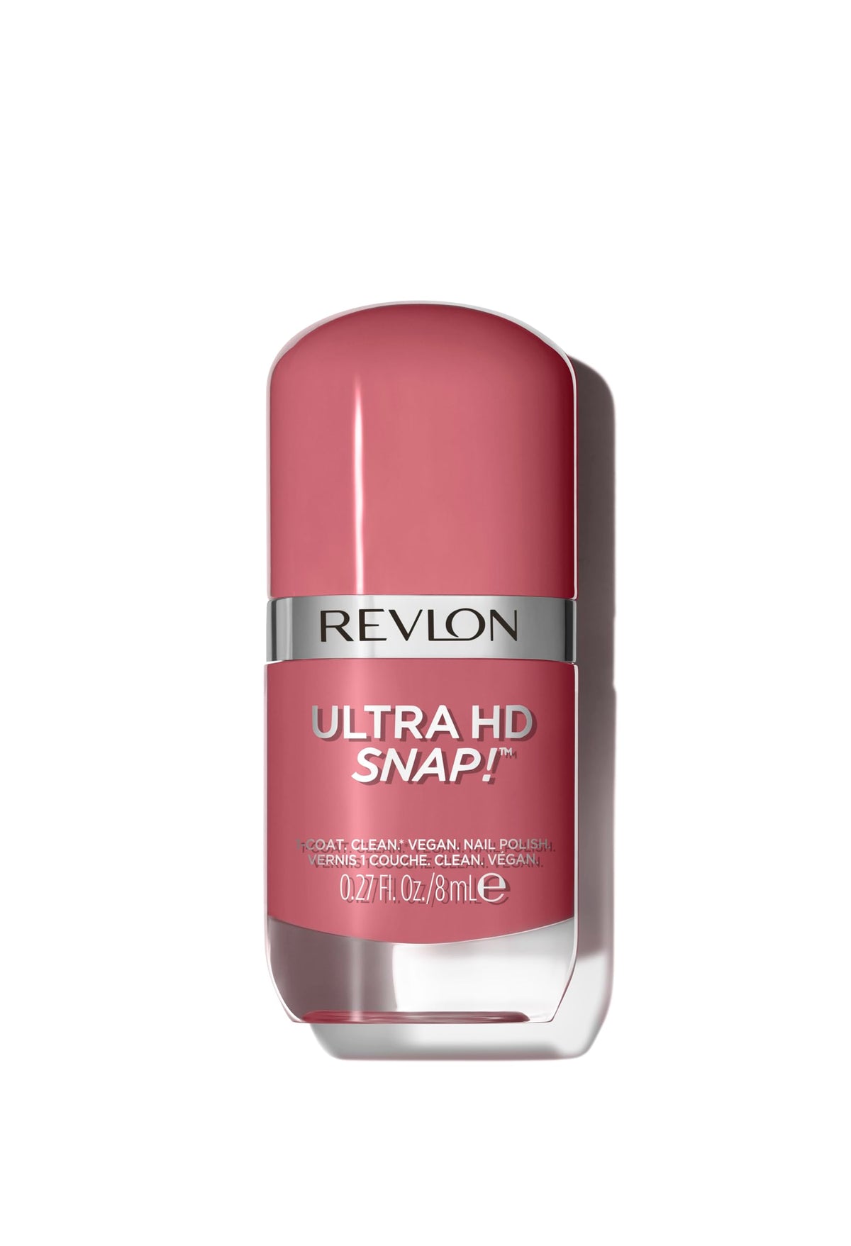 REVLON bottle front packaging showing glossy Birthday Suit shade and benefit