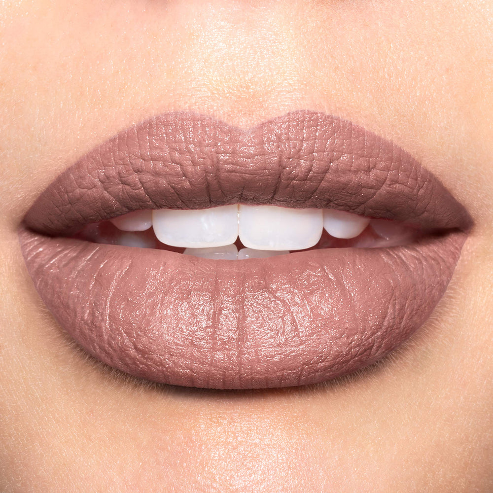 Revlon texture swatch on skin showing velvety matte coverage and smooth blend