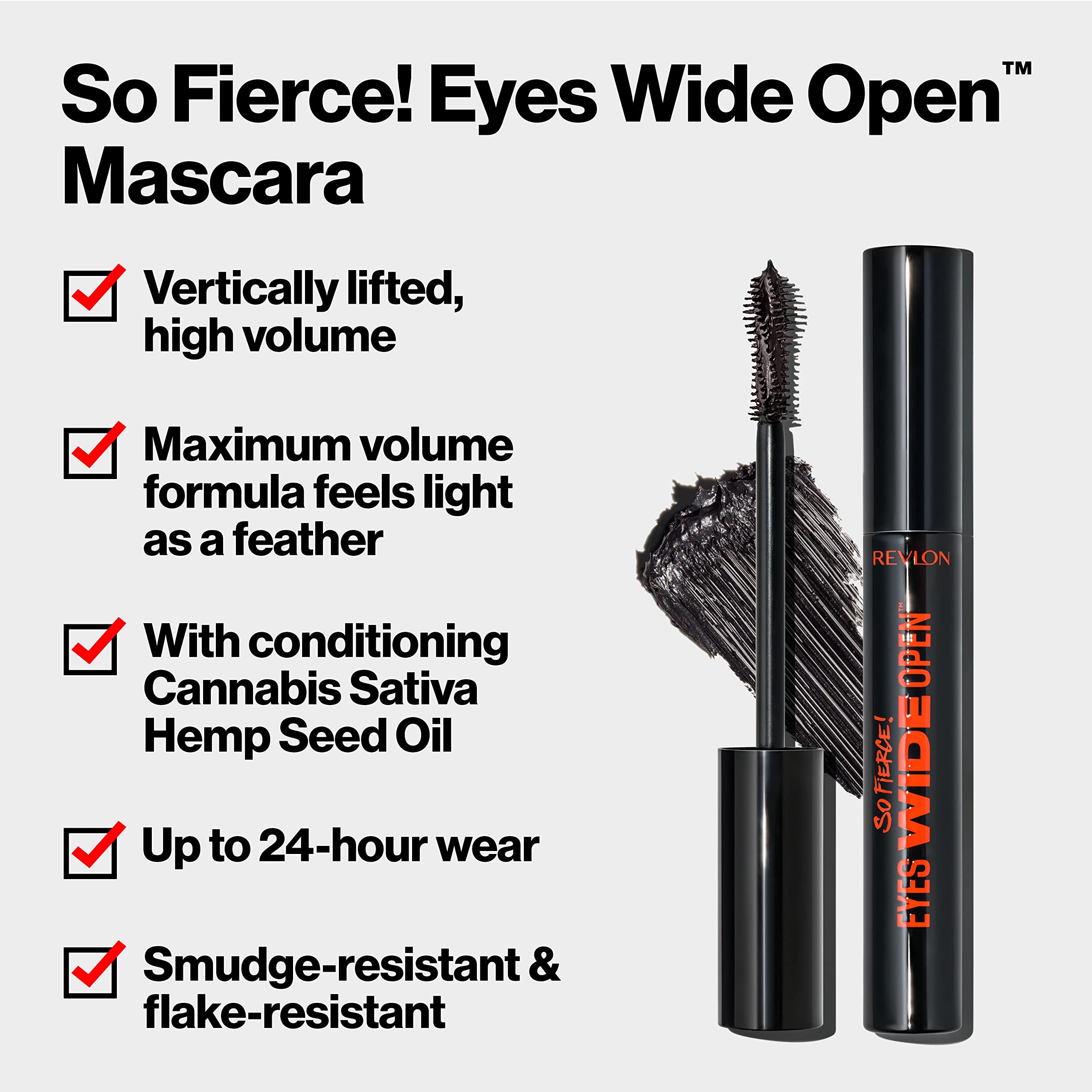 Revlon wand detail with six reservoirs delivering even product