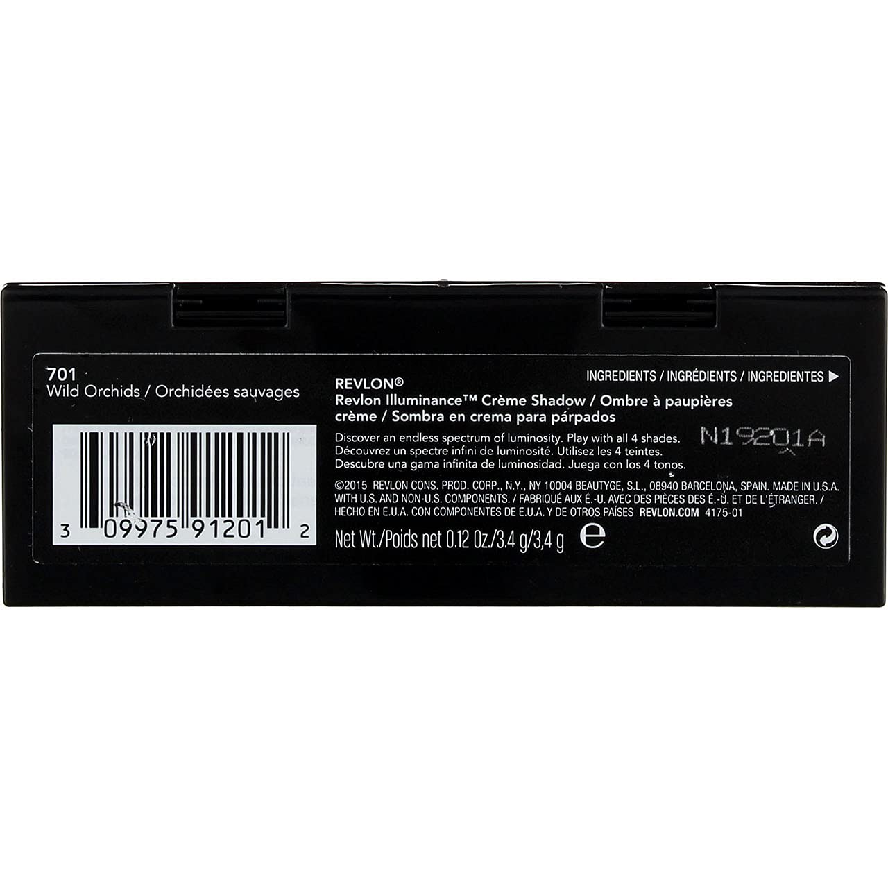 Revlon palette mirror and label detail aiding on-the-go touchups