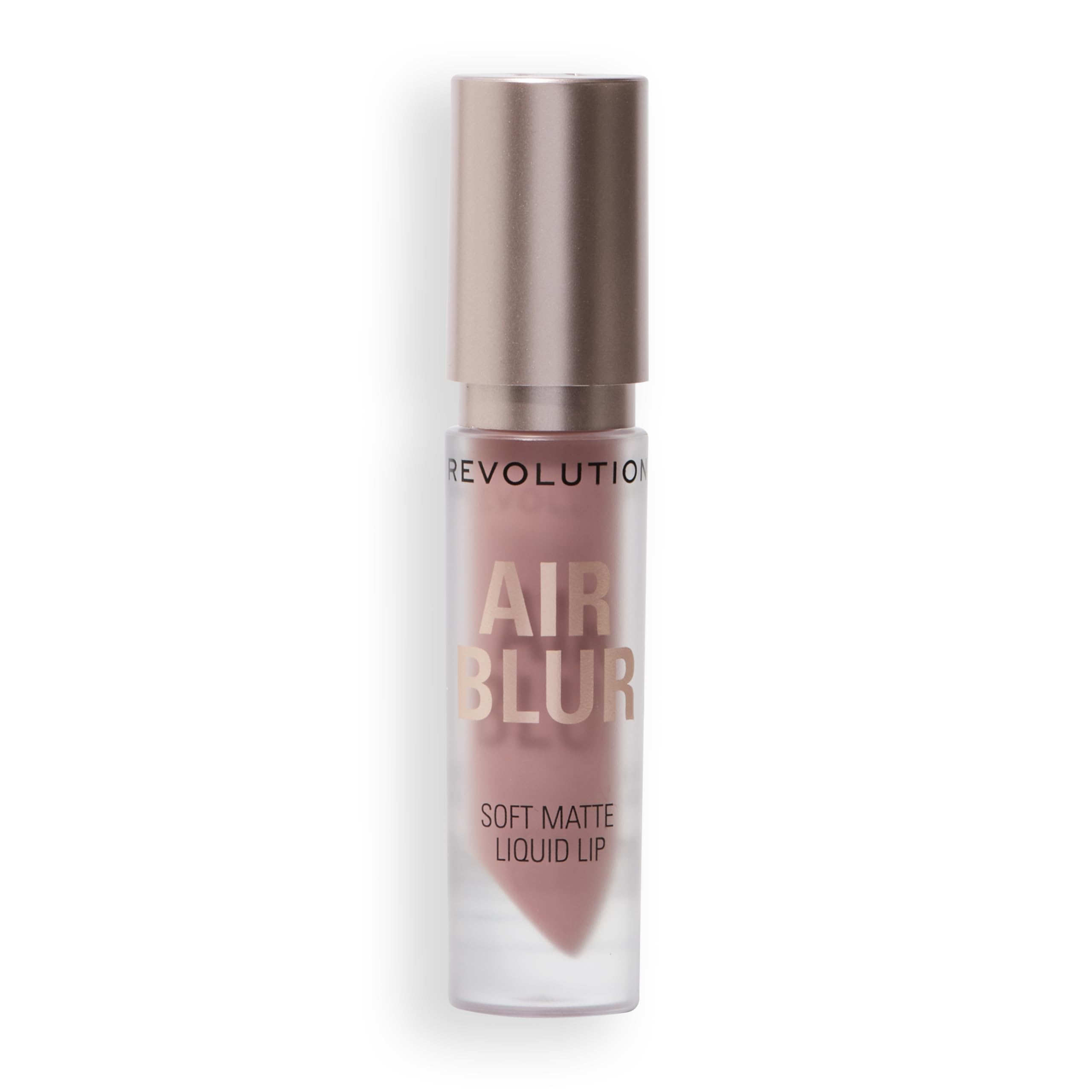Revolution Skincare London texture swipe showing whipped velvet finish and smooth coverage
