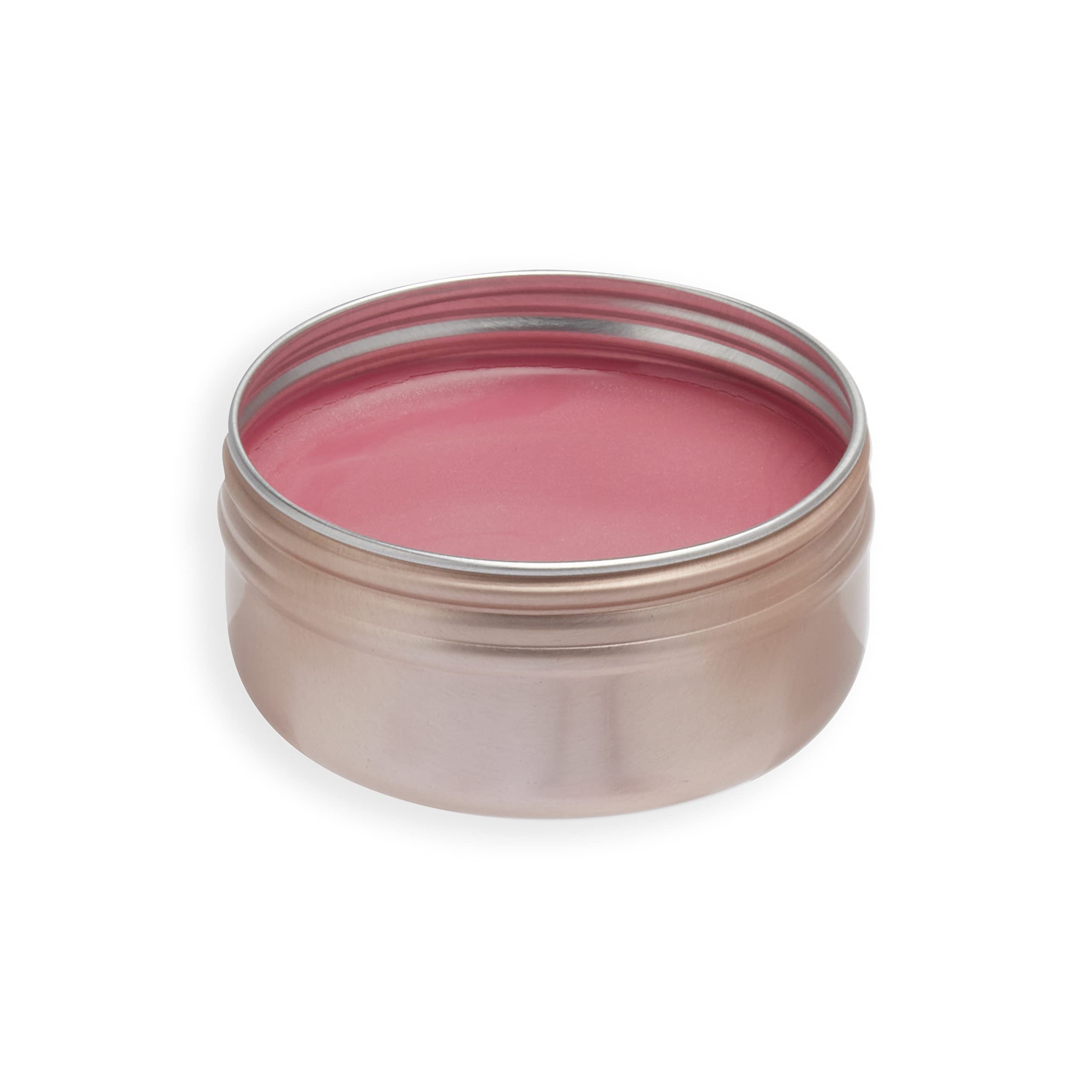 Revolution Balm Glow blended on cheeks demonstrating buildable dewy color