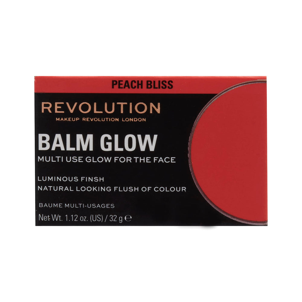 Revolution Balm Glow beside coin for size comparison, portable and travel-friendly