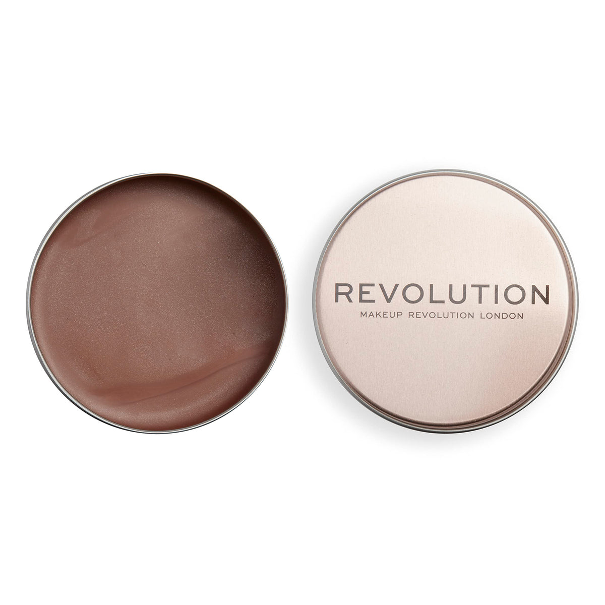 Revolution Balm Glow front packaging showing compact and shade name for easy selection