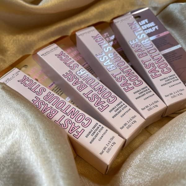Revolution Beauty applying lighter end on top of cheek to illuminate and lift