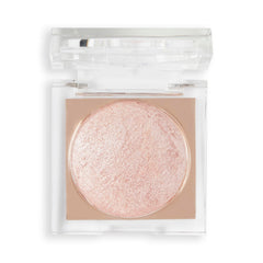 Revolution Beauty London label close-up showing shade name Rose Lustre and vegan claim