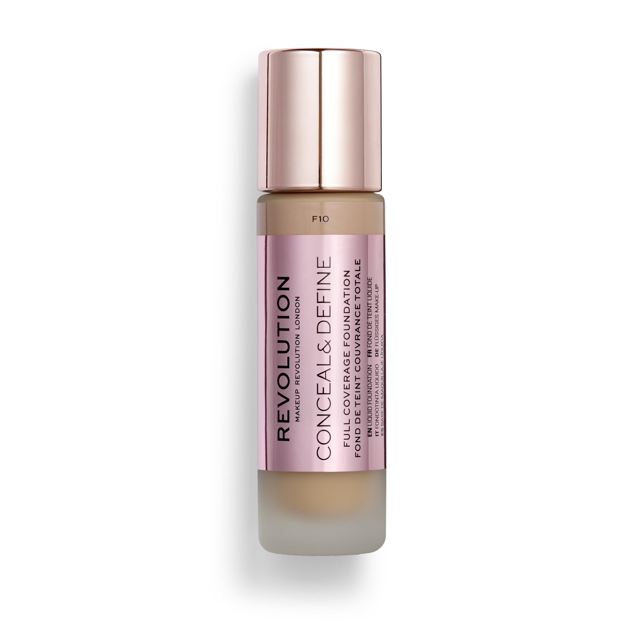 Revolution Beauty London creamy texture swatch on arm showing blendability and smooth coverage benefit