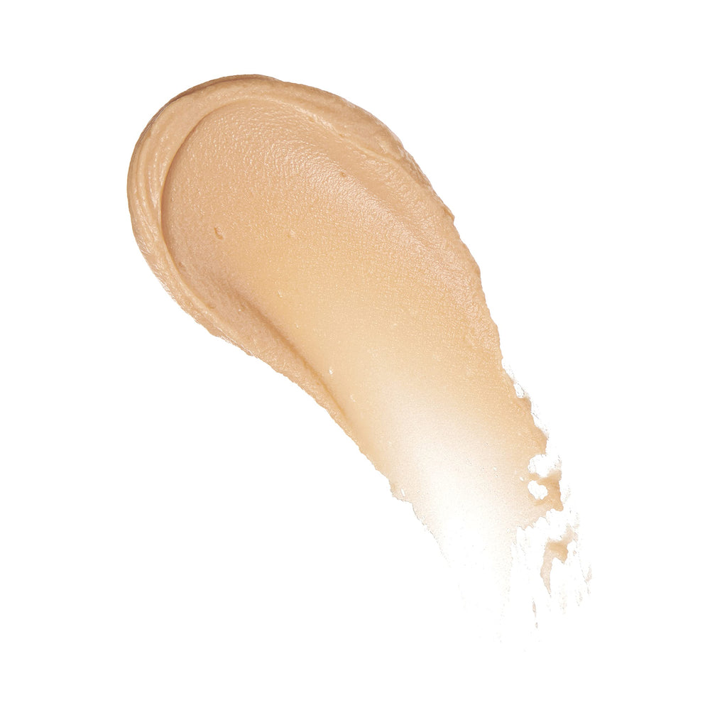 Revolution Beauty London primer swatched on hand demonstrating silky spreadability benefit