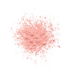 Revolution Beauty London close-up of finely milled Rose powder texture for smooth finish