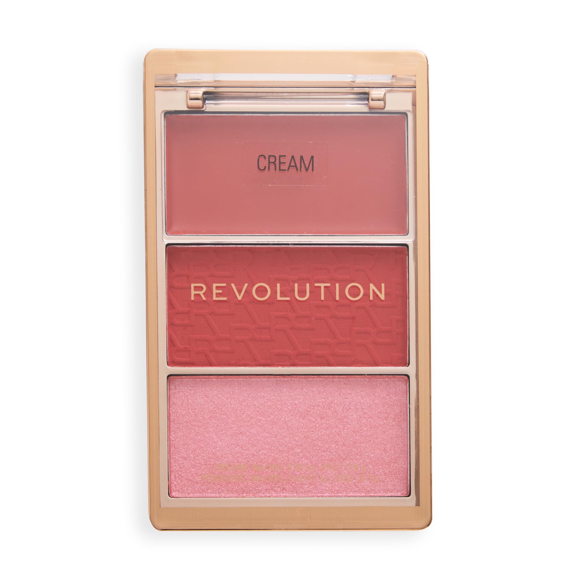 Revolution on-skin swatch of Rebellious Red demonstrating color payoff and buildable coverage