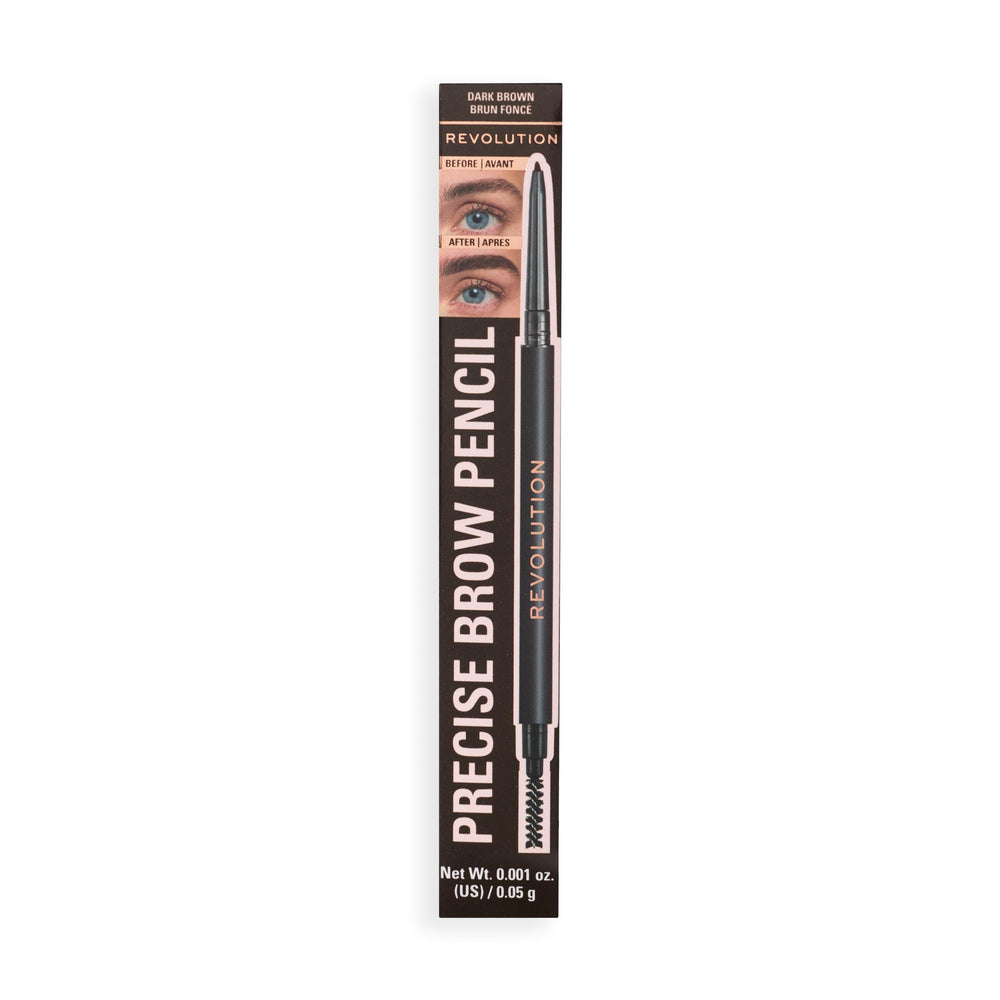 Revolution Beauty London pencil inside makeup bag showing portability and quick touch-ups