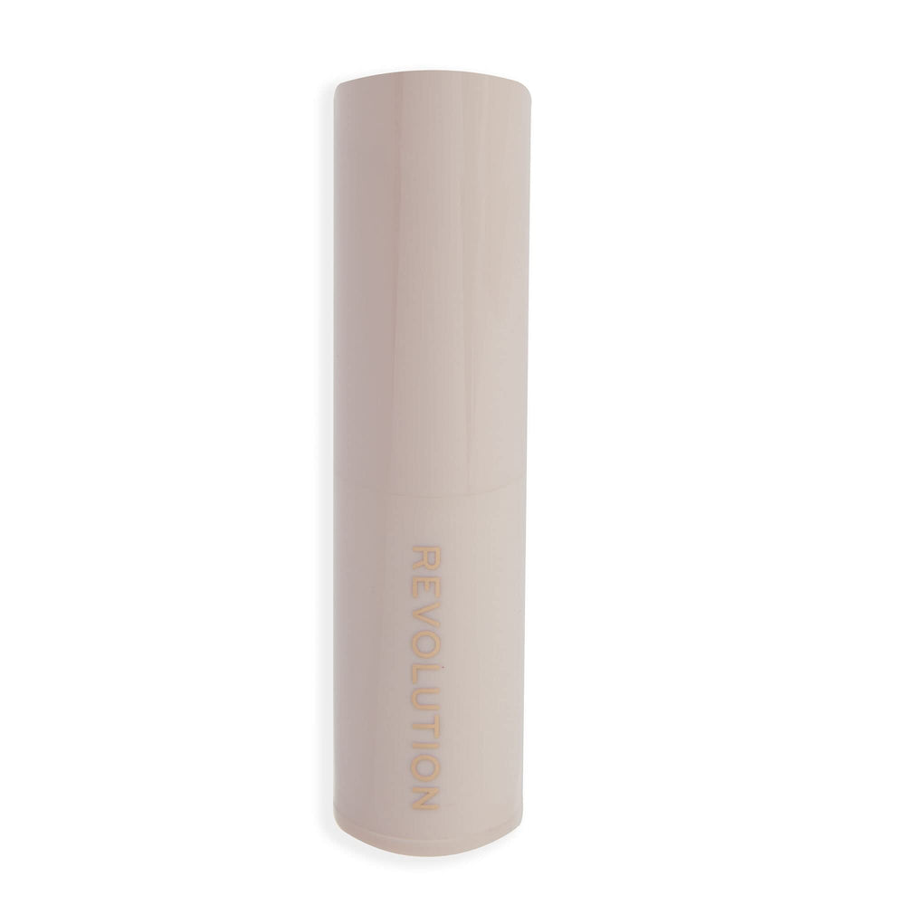 Revolution Brow stencil applied on eyebrow demonstrating fast, even filling benefit