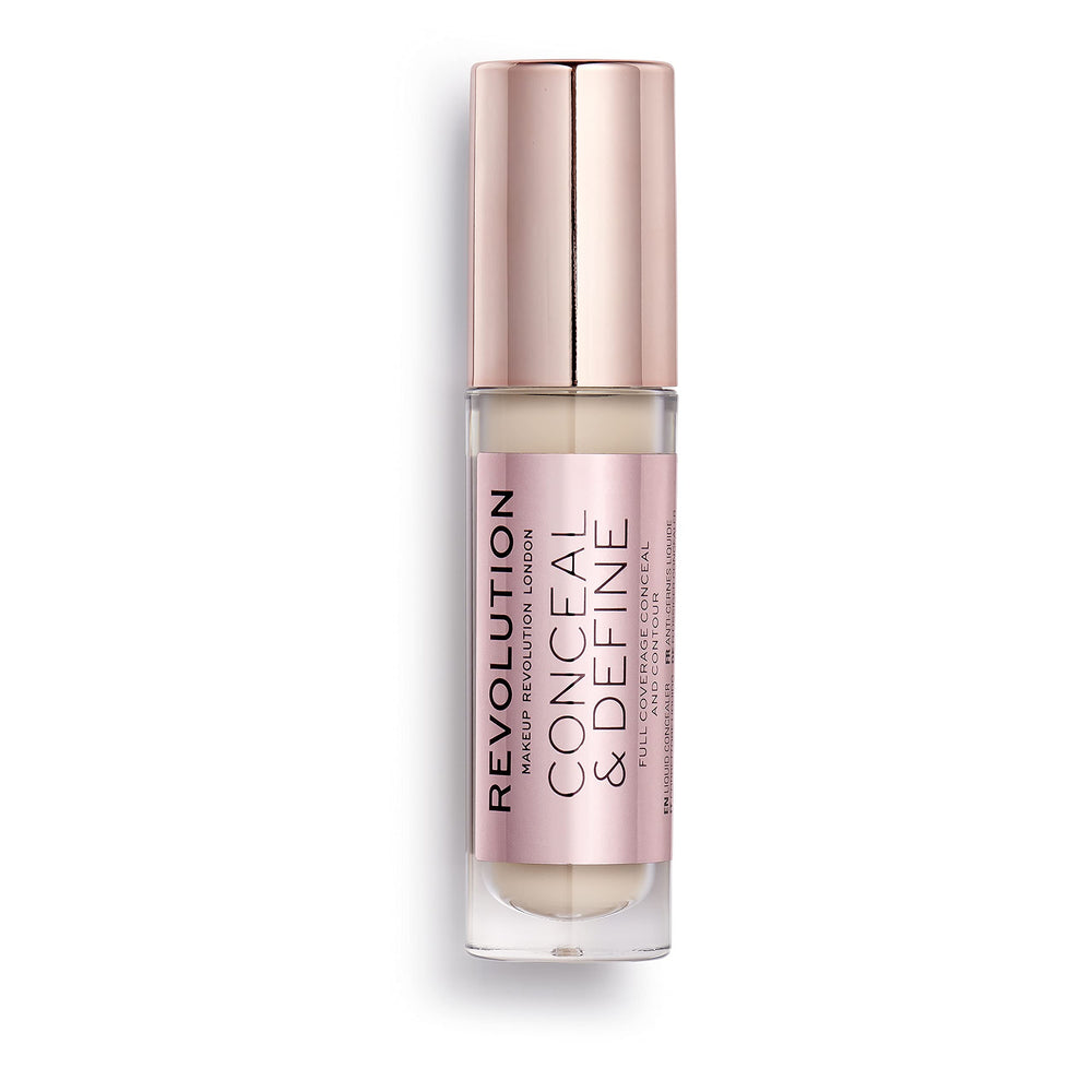 Revolution Conceal & Define C1 front packaging showing product and shade label