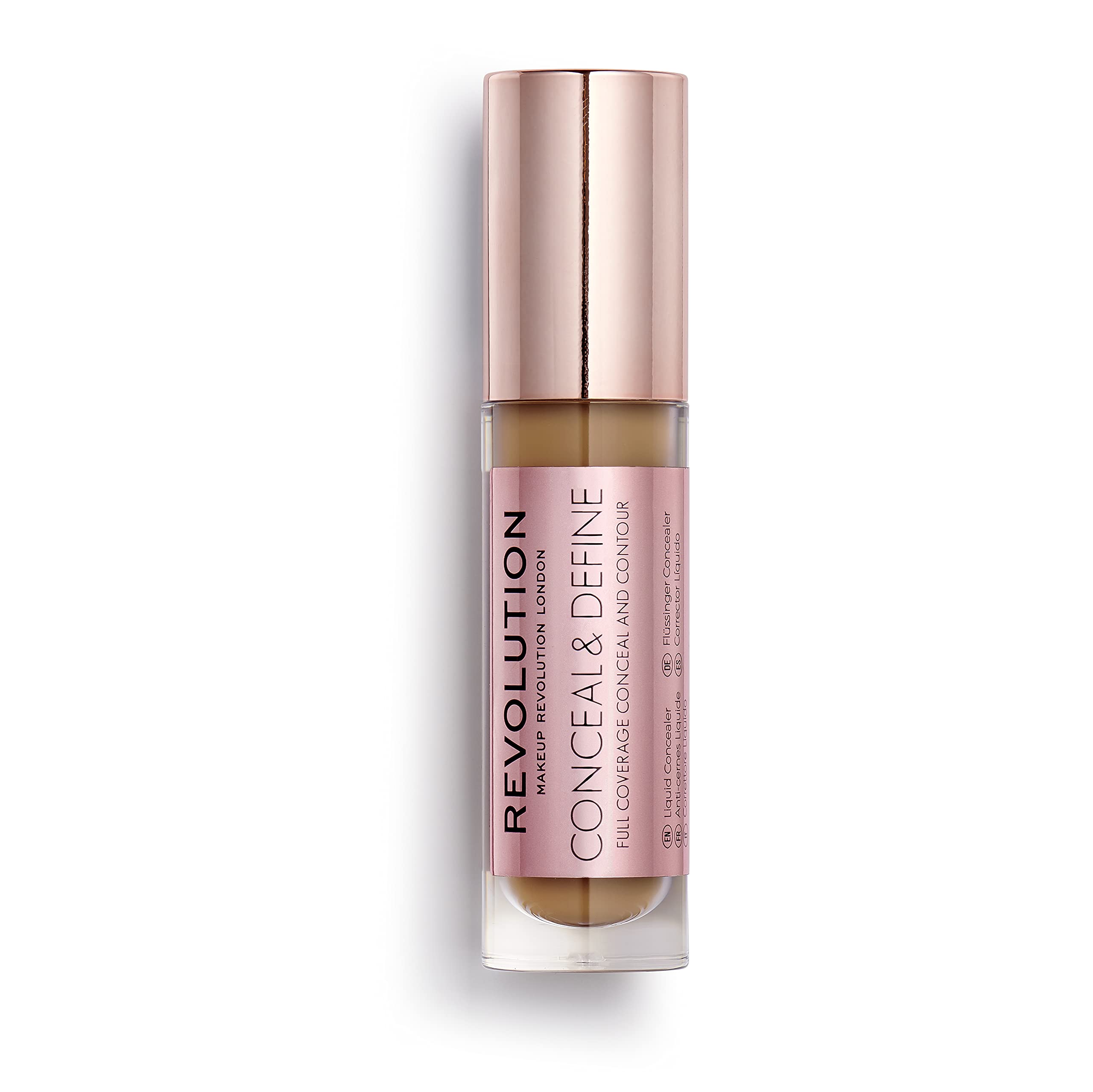 Revolution Beauty London front packaging showing shade C13 and product benefits