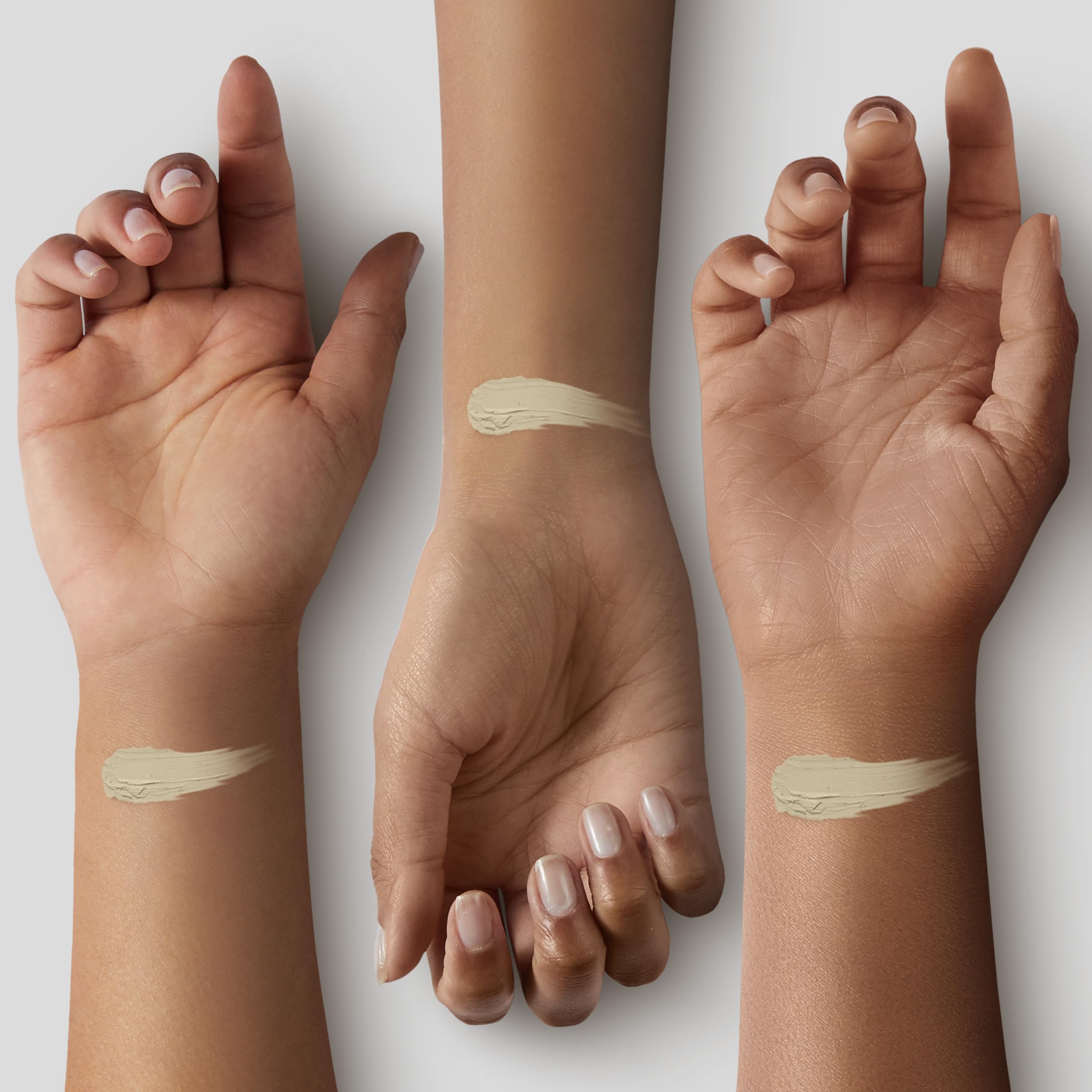 Revolution concealer texture close-up demonstrating smooth matte finish