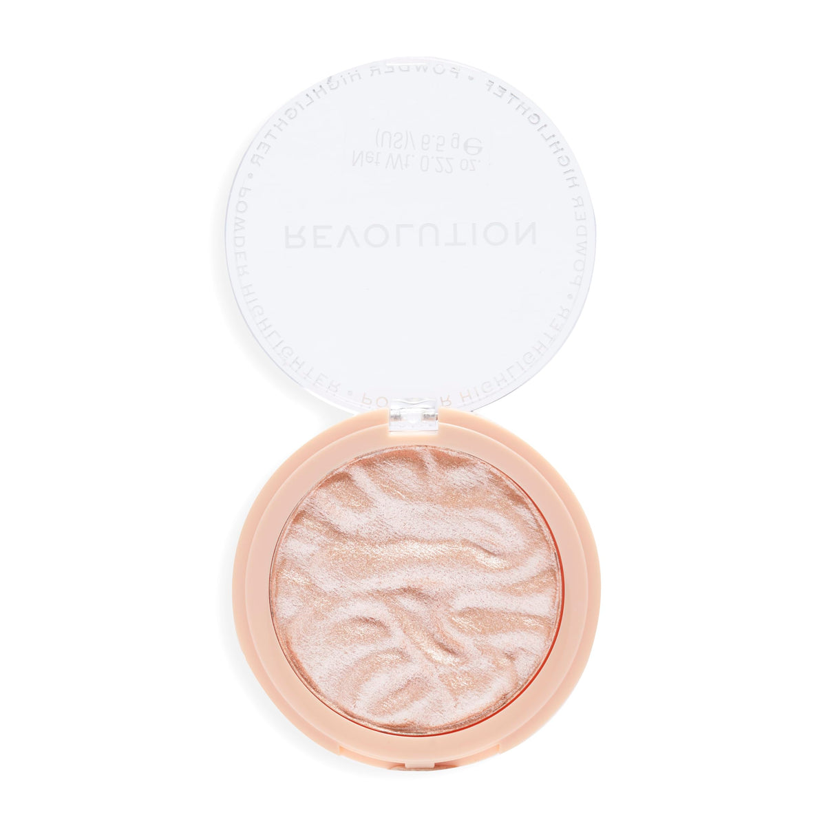 Revolution Beauty London compact front showing clean packaging and easy portability