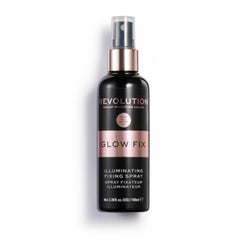 Revolution Beauty London front packaging highlighting dewy finish and long-hold benefits