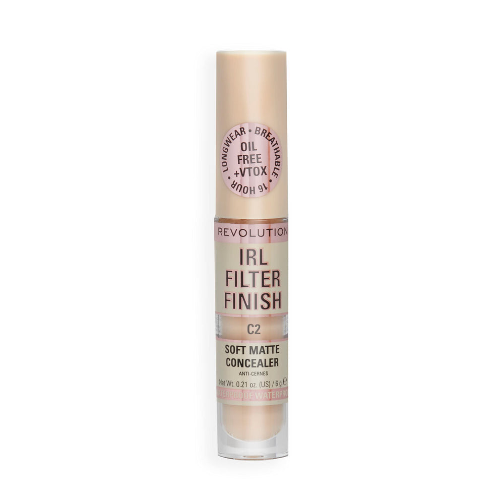 Revolution Beauty London concealer in a makeup bag for versatile daily use benefit