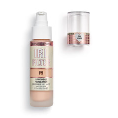 Revolution Beauty London before and after face comparison demonstrating concealing coverage benefit
