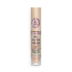 Revolution Beauty London concealer inside makeup bag for travel-friendly convenience