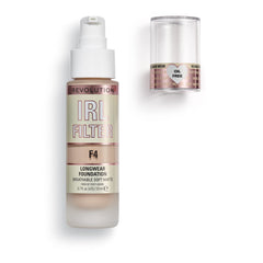 Revolution Beauty London close-up texture of foundation showing smooth matte blendability