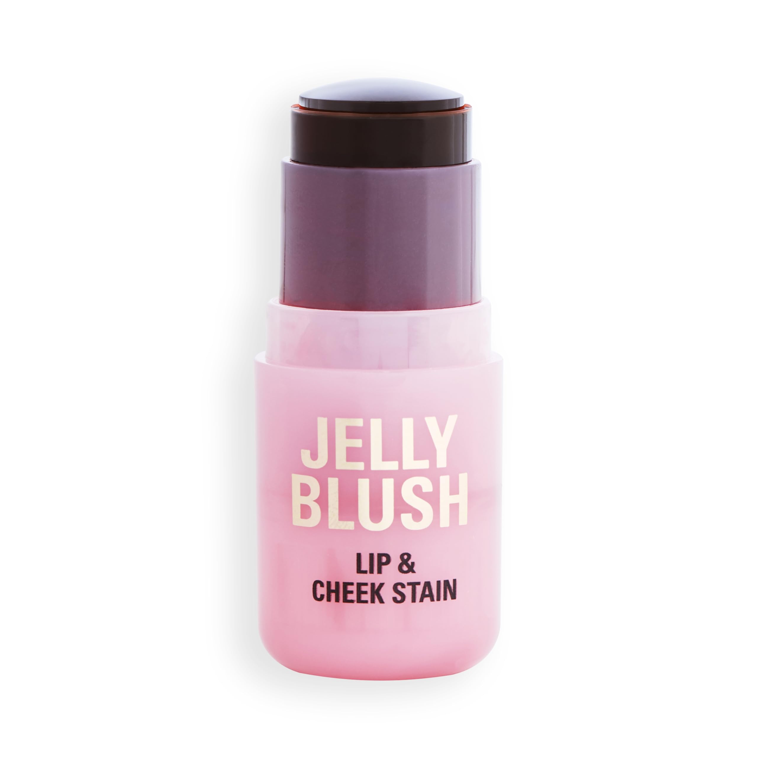 Revolution Jelly Blush front packaging showing peach orange shade and compact design for easy use