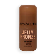 Revolution bronzer beside bag and mirror for on-the-go touch-ups convenience benefit