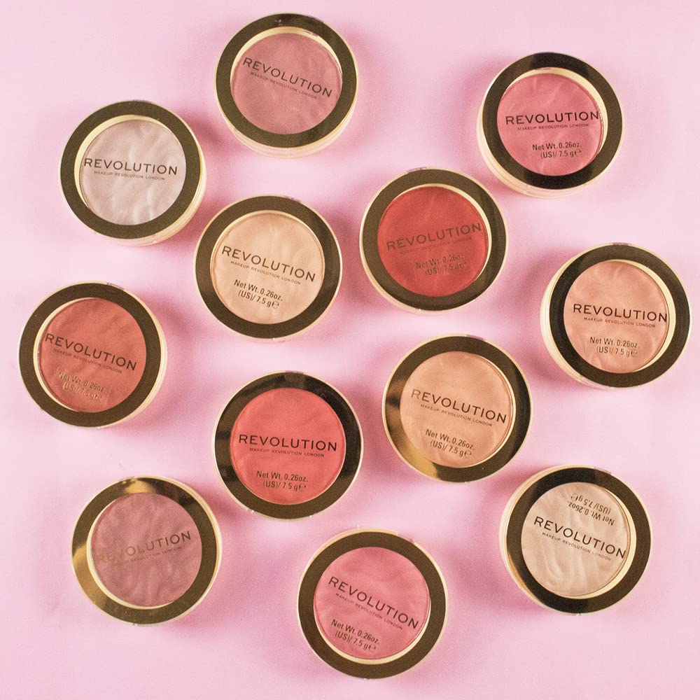 Revolution Beauty London blush in makeup bag for convenient on-the-go touch-ups