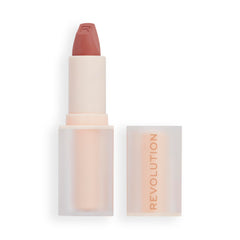 Revolution Beauty London front packaging showing dusky pink bullet for quick identification and appeal