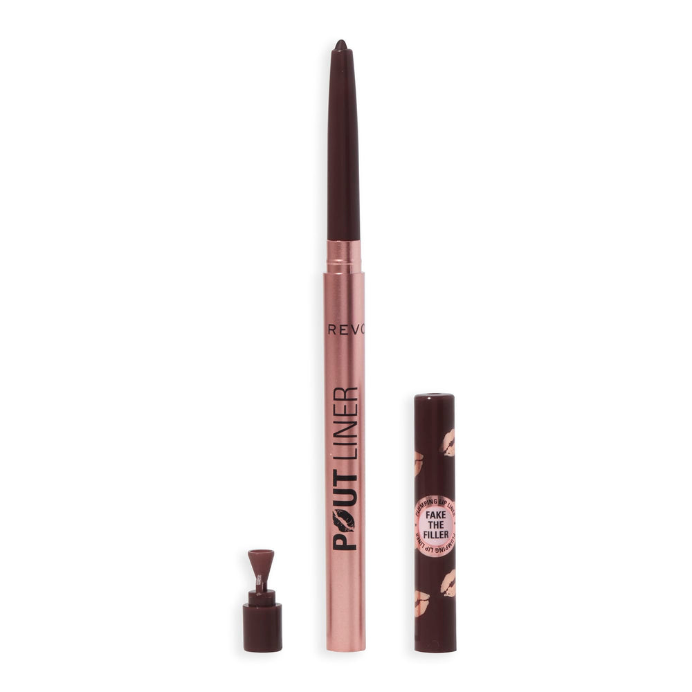 Revolution Skincare London front packaging showing shade Espresso Cool Nude and twist-up design for convenience
