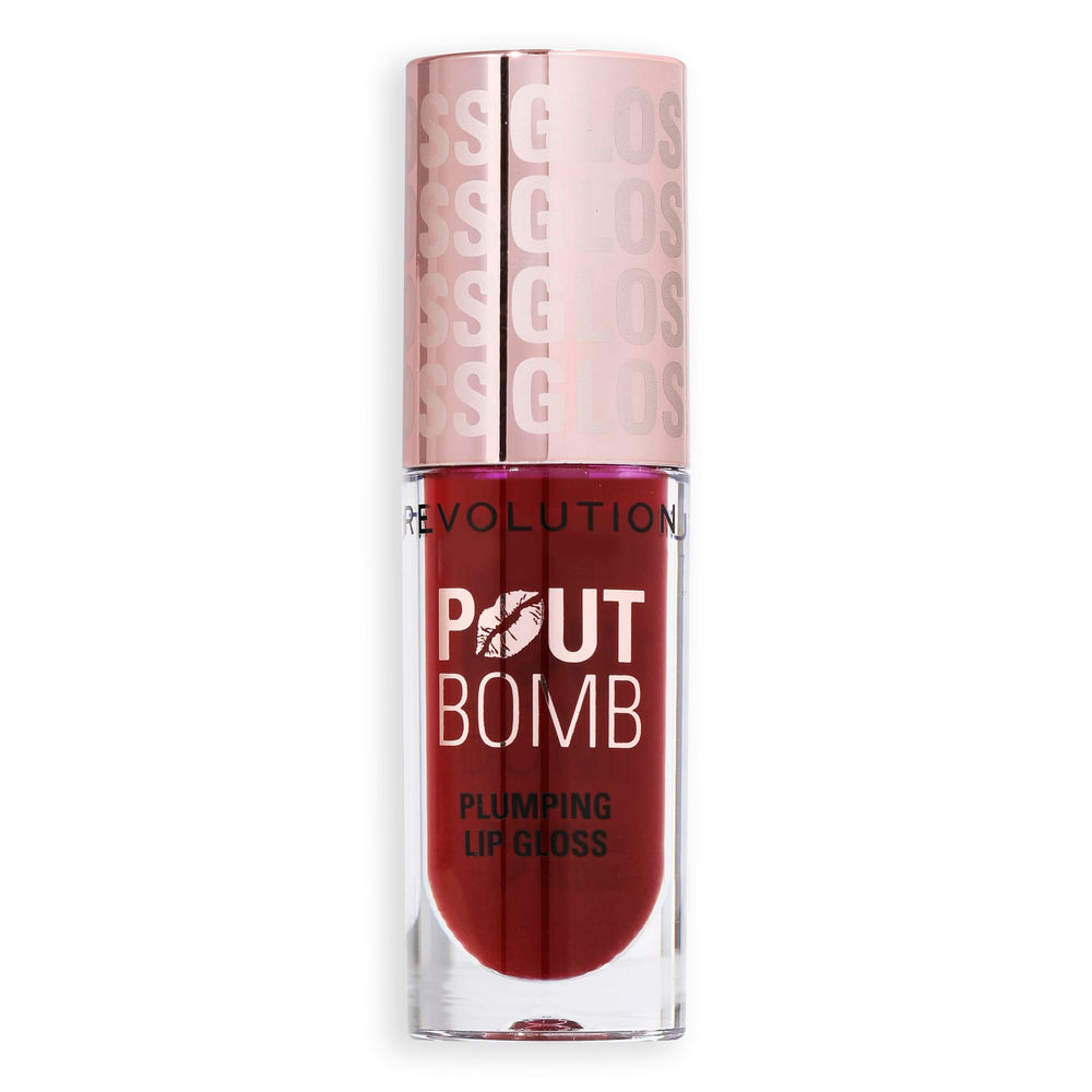 Revolution Pout Bomb lifestyle shot with vanilla scent hint for pleasant wear