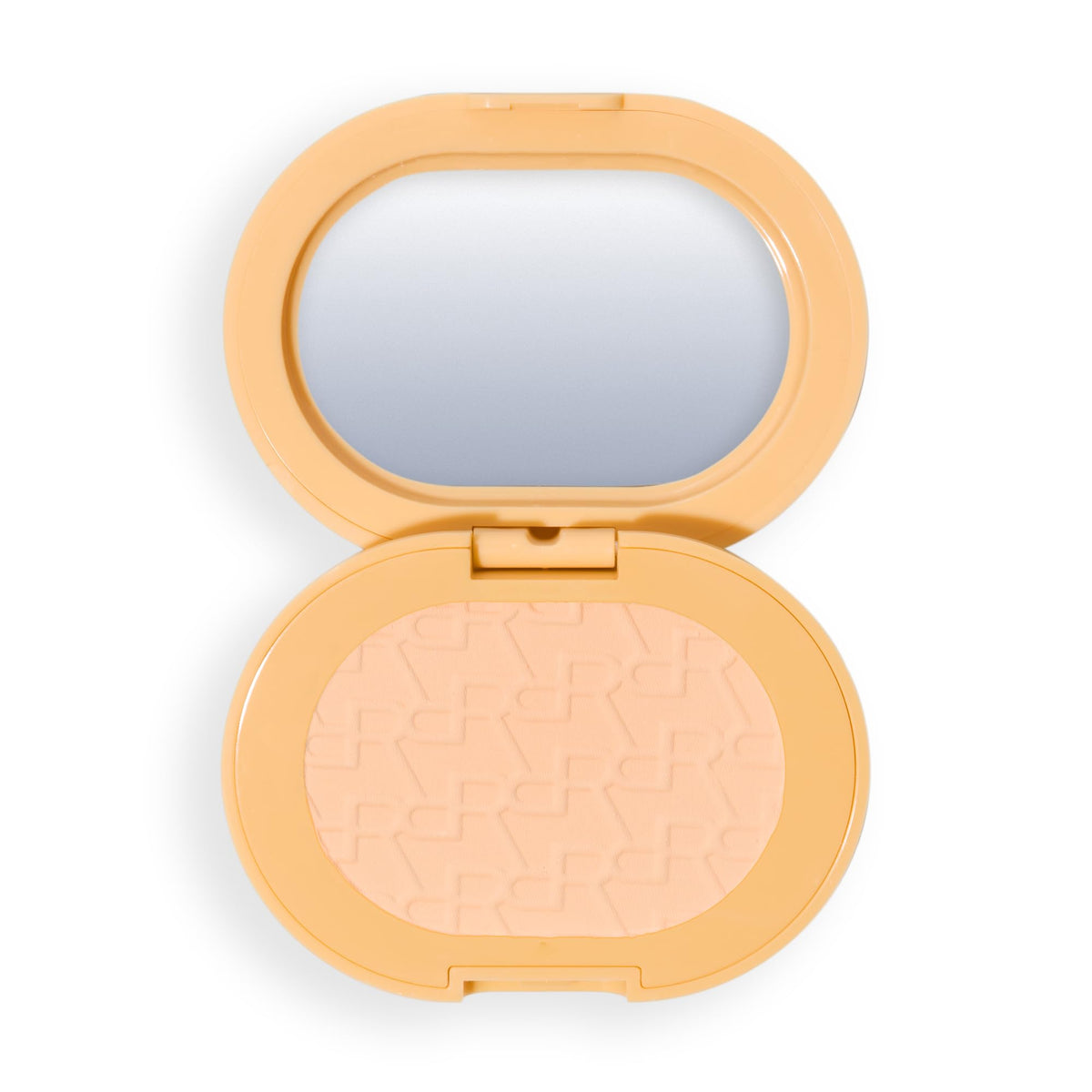 Revolution Skincare London compact front showing Banana shade and pocket-friendly design