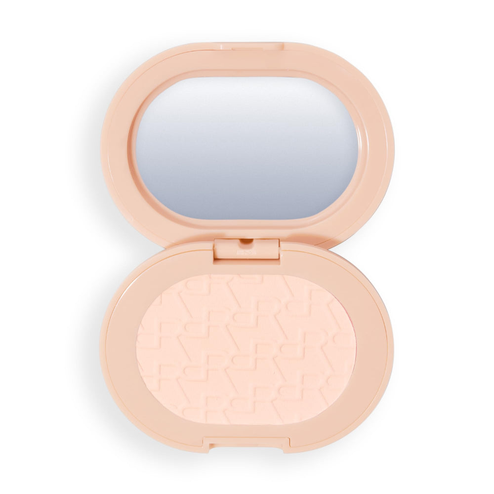 Revolution Powder Pops front compact showing sleek packaging and easy portability benefit