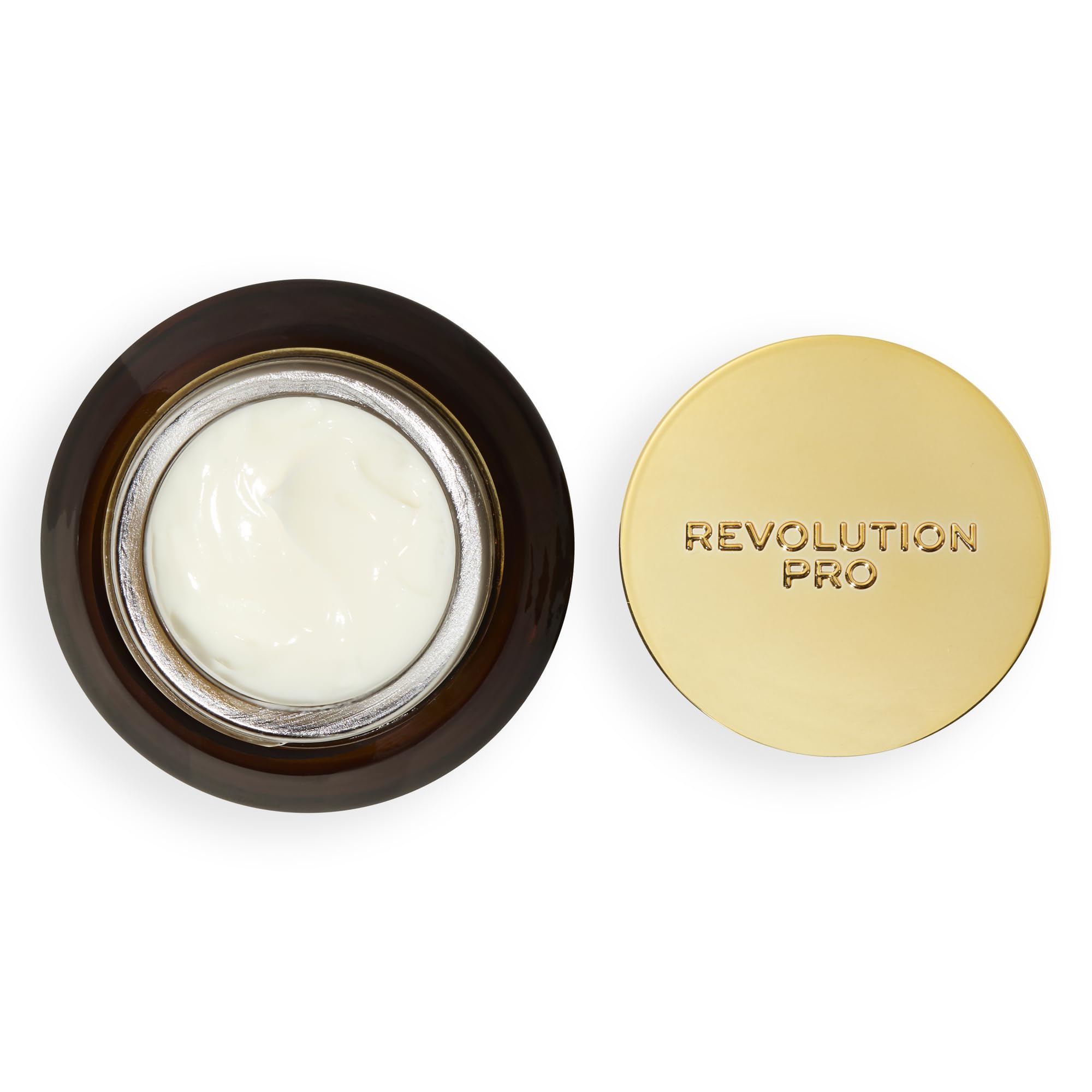 Revolution Beauty London jar in hand for scale and daily routine benefit