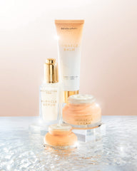 Revolution Beauty London bottle on bathroom vanity showing everyday skincare use