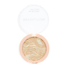 Revolution Beauty London front pan showing Raise The Bar for instant glow