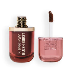 Revolution Beauty London front packaging of Superdewy blush shows shade and benefit